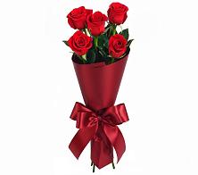Букет 5 Красных роз Эдлесс Лав в Платаве