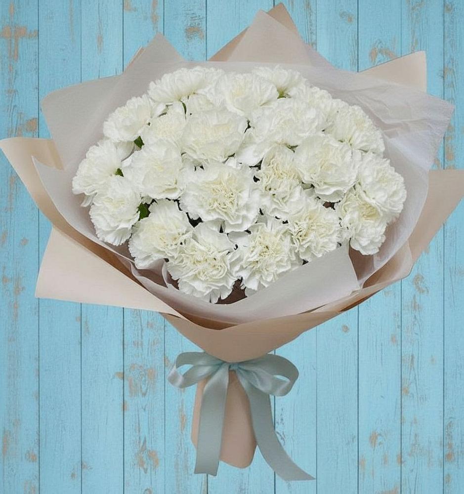 Букет цветов из: Гвоздики в Платаве