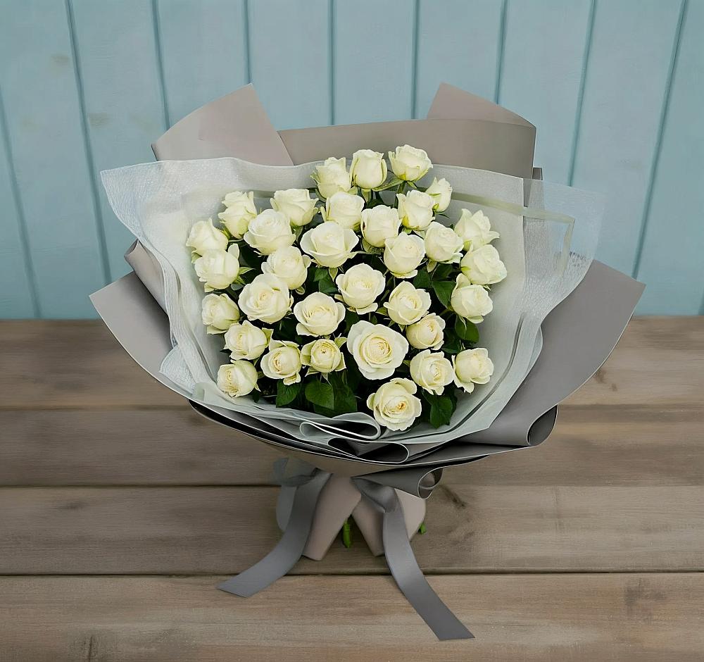 Букет Белоснежная нежность в Платаве