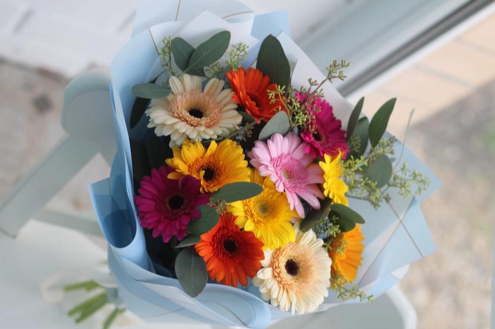 Букет цветов из: Герберы в Платаве