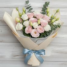 Букет цветов из:  Лизиантусы #REPLACE_PRED# Платаве