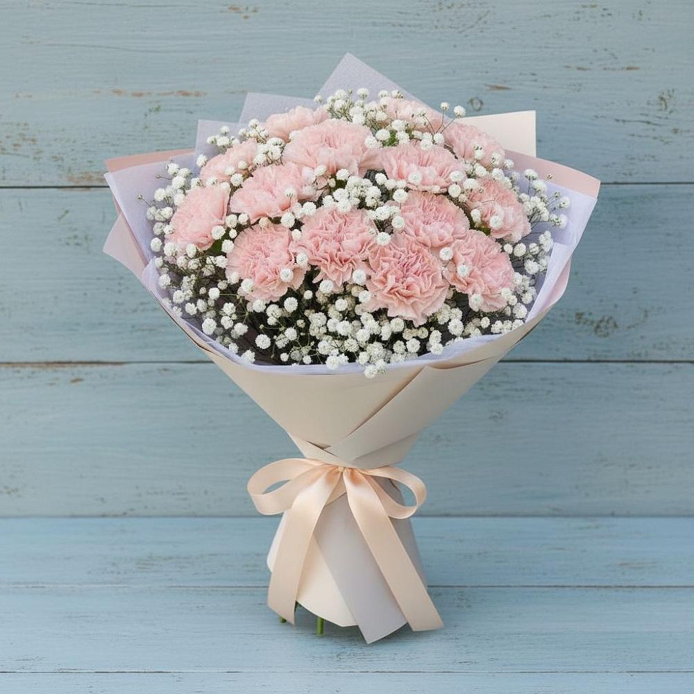 Букет цветов из: Гвоздики в Платаве