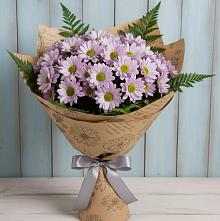 Букет цветов из:  Хризантемы #REPLACE_PRED# Платаве