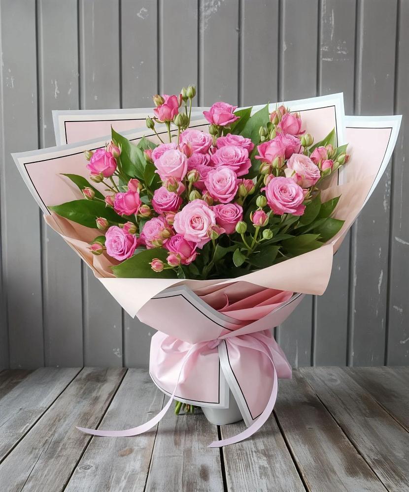 Букет Розовый кустик в Платаве