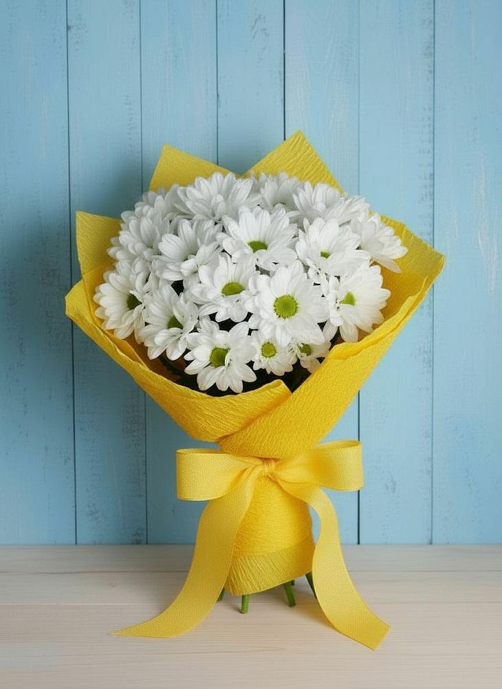 Букет цветов из: Хризантемы в Платаве