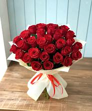 Букет 29 Красных роз в Платаве